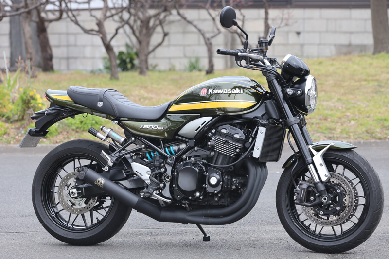 KAWASAKI カワサキ Z900RS/カフェ用 ショート管マフラー ブラック