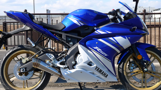 YZF-R125  希少プレスト正規輸入　SP忠男マフラー装着