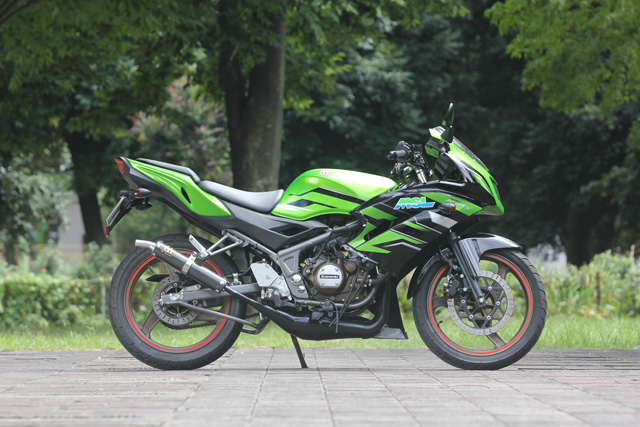 Ninja150RR ¥¸¥ã¥Ã¥«¥ë¥Á¥ã¥ó¥Ð¡¼ÊÔ