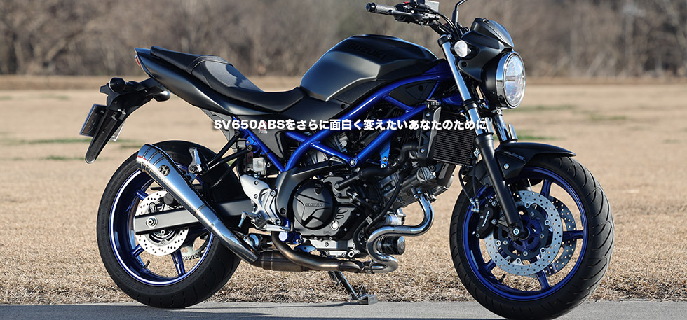 SV650ABSをさらに面白く変えたいあなたのために