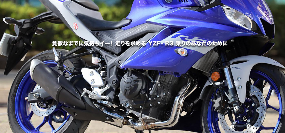 貪欲なまでに気持ちイー！ 走りを求める YZF- R3 乗りのあなたのために 