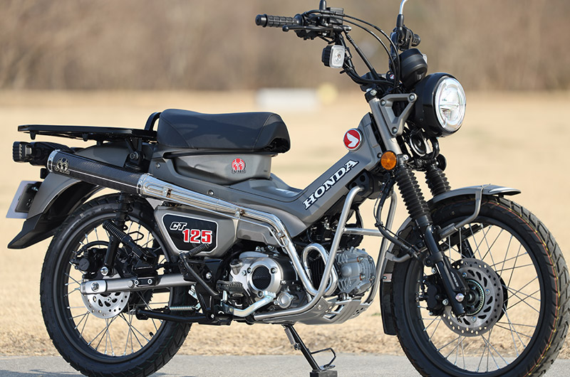 SP忠男マフラー CT125 ハンターカブJA65  カーボンマフラー