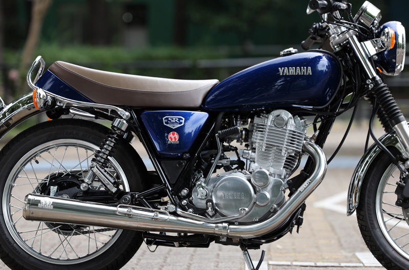 YAMAHA SR400用(?) 社外サイレンサー U.S.F.S