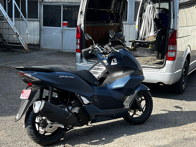 23~PCX125（8BJ-JK05）PURE SPORT ”S” チタンブルー ※只今製作に